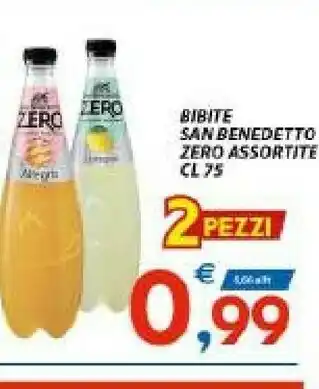 Vivo Supermercati San Benedetto Bibite Zero Assortite offerta