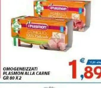 Plasmon Omogeneizzati Alla Carne