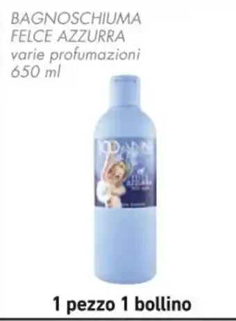 BAGNOSCHIUMA FELCE AZZURRA varie profumazioni 650 ml