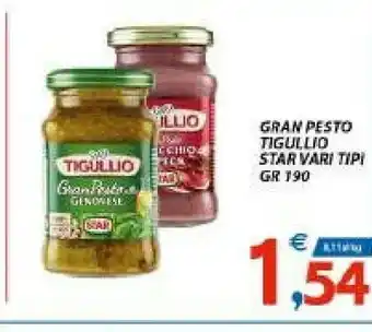 Star Gran Pesto Olive E Mandorle Tigullio 190 G(ml)