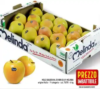 Conad MELE GOLDEN VAL DI NON D.O.P. MELINDA 4 kg offerta
