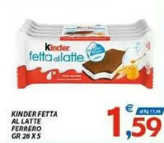 Ferrero Kinder Fetta Al Latte