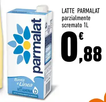 Conad LATTE PARMALAT parzialmente scremato 1L offerta