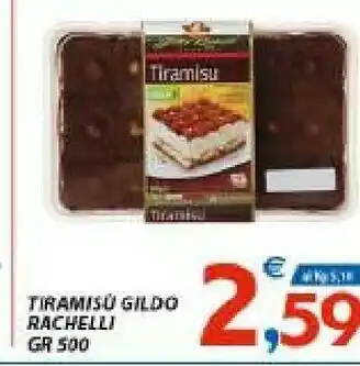 Gildo rachelli Tiramisu