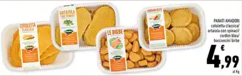 Conad PANATI AMADORI cotoletta classica/ ortaiola con spinaci/ cordon bleu/ bocconcini birbe offerta