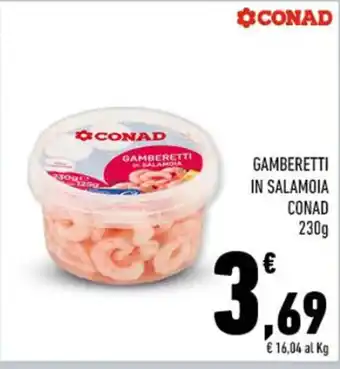 Conad GAMBERETTI IN SALAMOIA CONAD 230g offerta