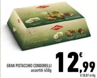 Conad GRAN PISTACCHIO CONDORELLI assortiti 450g offerta