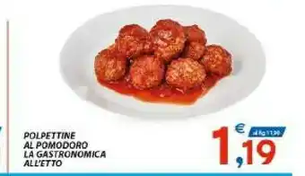 Polpettine Al Pomodoro La Gastronomica