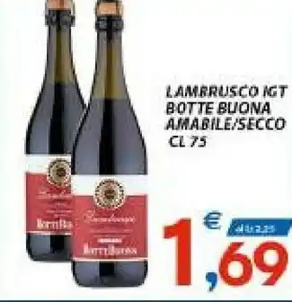 Bottebuona Lambrusco 750 G(ml)