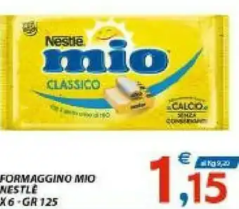 Vivo Supermercati Nestlè Formaggino Mio Con Il Gusto Unico Di Mio 125 G(ml) offerta