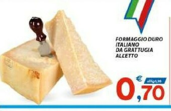 Vivo Supermercati Formaggio Duro Italiano Da Grattugia offerta
