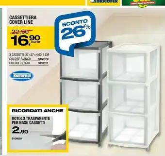 Self Tontarelli Cassettiere offerta