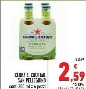 Conad San Pellegrino Cedrata offerta