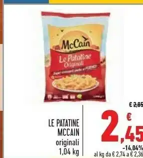 Conad Superstore Mccain McCain - Le Patatine Originali 1000 g(ml) offerta