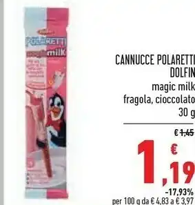 Dolfin Polaretti Magic Milk Fragola 30 G(ml)