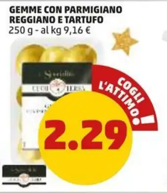 PENNY GEMME CON PARMIGIANO REGGIANO E TARTUFO 250 g offerta