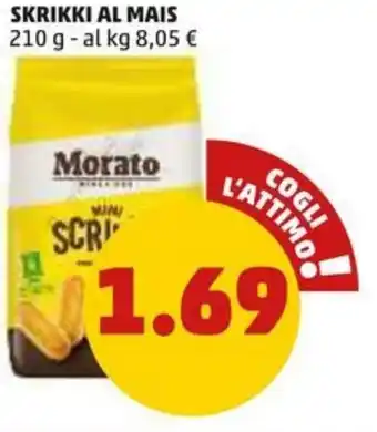 PENNY SKRIKKI AL MAIS 210 g offerta