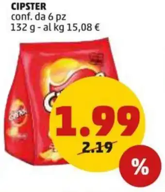 PENNY CIPSTER conf. da 6 pz 132 g offerta