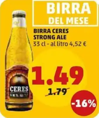BIRRA CERES STRONG ALE 33 cl
