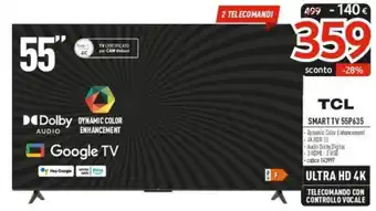 Elettrosintesi TCL SMART TV 55P635 offerta