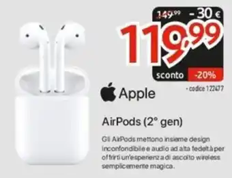 Apple AirPods (2º gen)