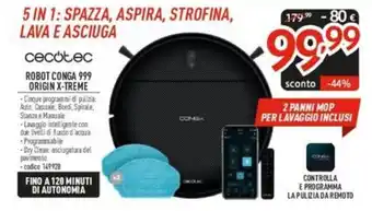 cecotec ROBOT CONGA 999 ORIGIN X-TREME