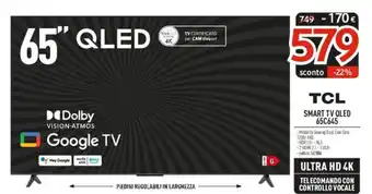 TCL SMART TV QLED 65C645