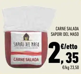 Conad Margherita CARNE SALADA SAPORI DEL MASO offerta