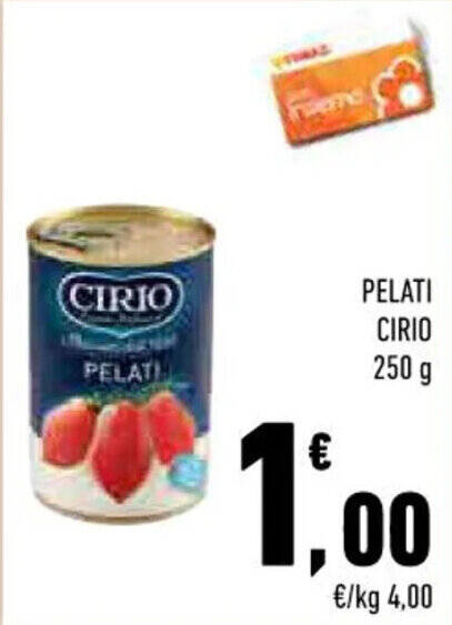 Conad Margherita PELATI CIRIO 250 g offerta