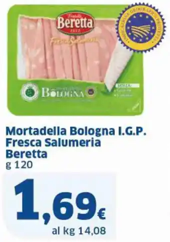 Ok Sigma Mortadella Bologna I.G.P. Fresca Salumeria Beretta g 120 offerta