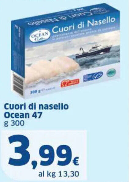 Ok Sigma Cuori di nasello Ocean 47 g 300 offerta