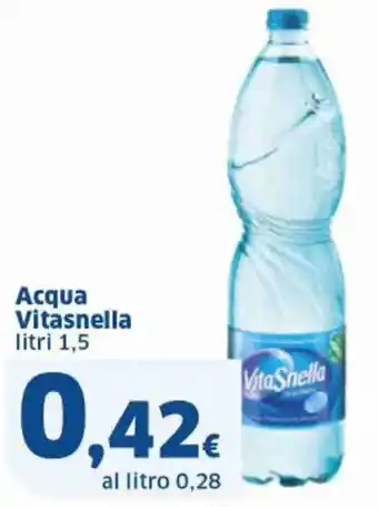 Acqua Vitasnella litri 1,5