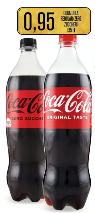 COCA COLA REGULAR/ZERO ZUCCHERI 1.35 LT