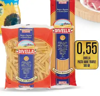 DIVELLA PASTA VARIE TRAFILE 500 GR