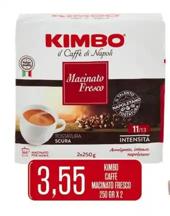 KIMBO CAFFÈ MACINATO FRESCO 250 GR X 2