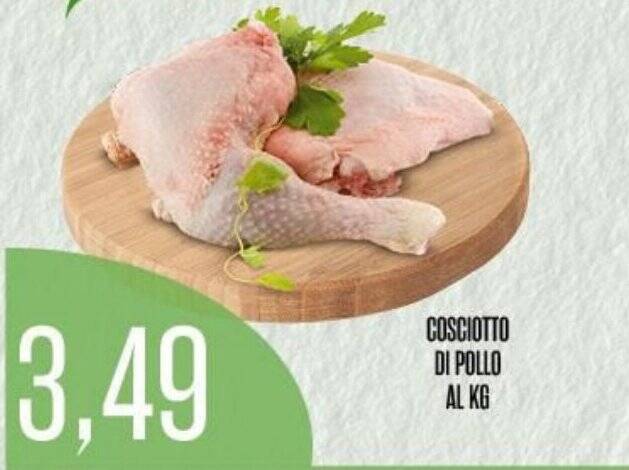 Supermercati Pasquale Prisco COSCIOTTO DI POLLO offerta
