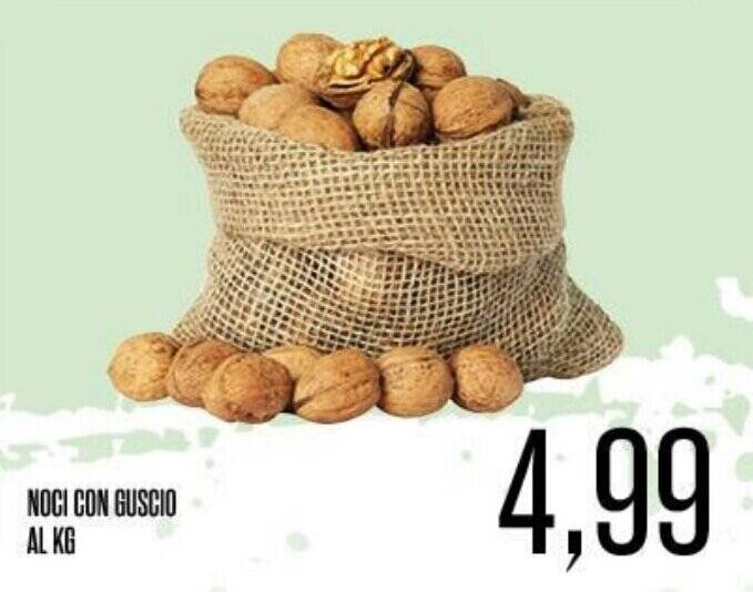 Supermercati Pasquale Prisco NOCI CON GUSCIO offerta