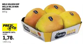 Coop MELE GOLDEN DOP DELLA VAL DI NON MELINDA 900 g offerta