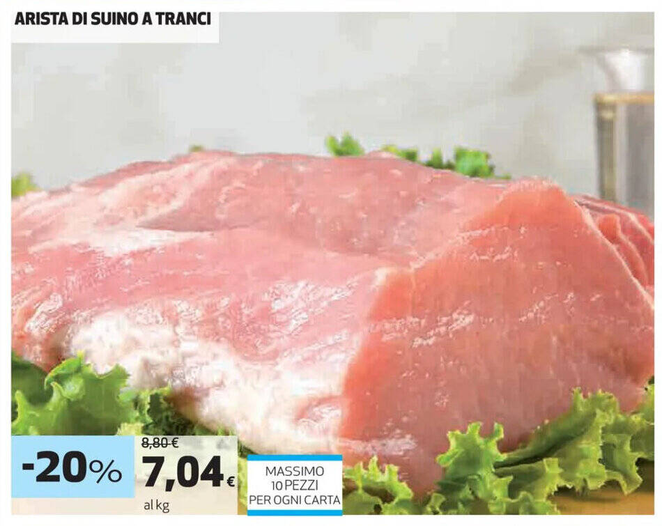 Coop ARISTA DI SUINO A TRANCI offerta