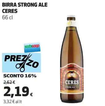 Coop BIRRA STRONG ALE CERES 66 cl offerta
