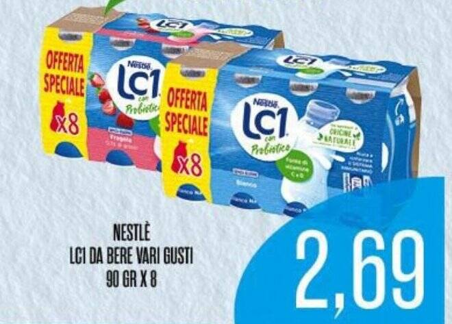 Supermercati Pasquale Prisco NESTLÈ LCI DA BERE VARI GUSTI 90 GR X 8 offerta