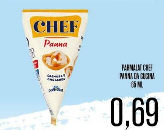Supermercati Pasquale Prisco PARMALAT CHEF PANNA DA CUCINA 65 ML offerta