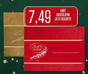 Supermercati Pasquale Prisco LINDT CIOCCOLATINI LATTE/ASSORTITI offerta