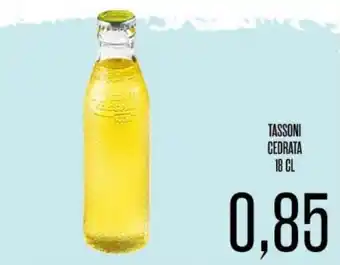 Supermercati Pasquale Prisco TASSONI CEDRATA 18 CL offerta