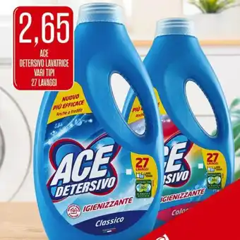 ACE DETERSIVO LAVATRICE VARI TIPI 27 LAVAGGI