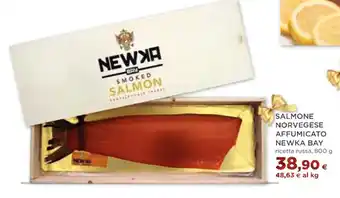 Coop SALMONE NORVEGESE AFFUMICATO NEWKA BAY ricetta russa, 800 g offerta