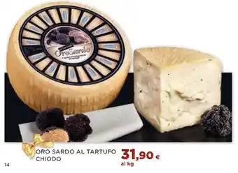 Coop ORO SARDO AL TARTUFO CHIODO offerta