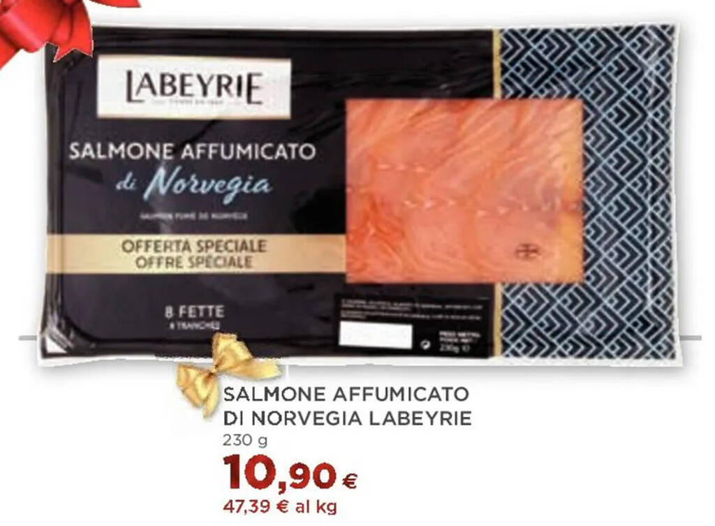 Coop SALMONE AFFUMICATO DI NORVEGIA LABEYRIE 230 g offerta