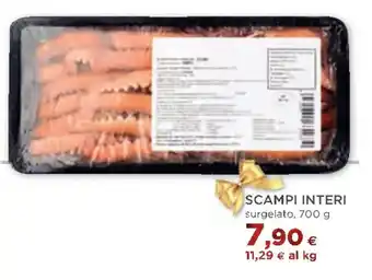SCAMPI INTERI surgelato, 700 g
