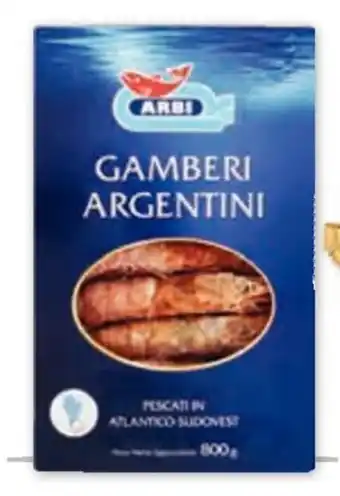 Coop GAMBERI ARGENTINI ARBI surgelato, 800 g offerta